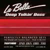 L-760FHBB La Bella Deep Talkin' Bass string set electric bass, for Hofner Beatle, stainless steel flatwound, 050-065-080-100 shortscale