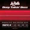 L-760FS-S La Bella Deep Talkin' Bass string set electric bass, stainless steel flatwound, standard, 45-105, short scale