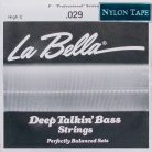 L-766N La Bella Deep Talkin' Bass .029 bass string, high C from L-760-N string set