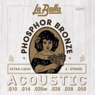 L-7GPT La Bella  string set acoustic extra light, 010-014-020w-028-038-050