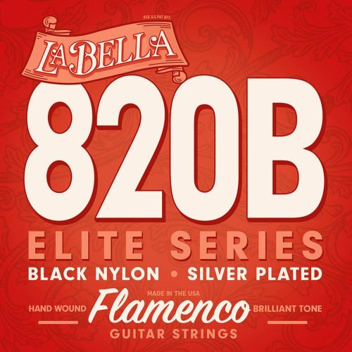 L-822B La Bella Flamenco B-2 string, black nylon