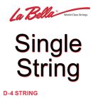 L-854 La Bella Concert D-4 string, golden alloy wound