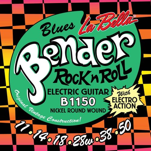 L-B1150 La Bella Bender string set electric, nickel wound, medium, 011-014-018-028w-038-050