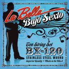 L-BX120 La Bella World Folk string set bajo sexto, loop ends, 2x023-2x036-2x046-062-030-078-036-092-046