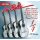 L-FG114 La Bella Fractional Series string set classic, clear nylon trebles & silverplated basses, extra G-3 (wound),1/4 scale