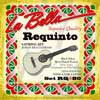 L-RQ80 La Bella World Folk string set requinto guitar, black nylon trebles and silver-plated wound basses