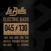 L-RX-N5D La Bella RX Series string set electric 5-string bass, nickel round wound, 045-065-085-105-130