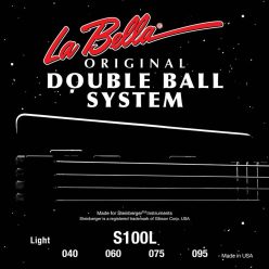   L-S100L La Bella Double Ball End System string set electric bass, for Steinberger, light, 040-060-075-095