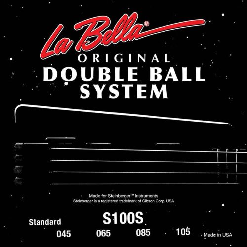 L-S100S La Bella Double Ball End System string set electric bass, for Steinberger, standard, 045-065-085-105