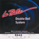 L-S942 La Bella Double Ball End System string set electric, for Steinberger, double ball ends, extra light, 009-011-016-024-032-042