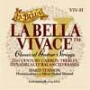 L-VIV-H La Bella Vivace string set classic, fluorcarbon trebles & silverplated basses, hard tension