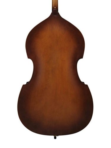 LB-112 Leonardo Elementary series double bass 1/2, laminated, nitro varnish shaded, blackened hardwood fingerboard, with bag and bow