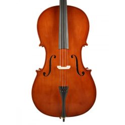   LC-1034 Leonardo Elementary series cello outfit 3/4, laminated, nitro varnish, blackened hardwood fittings, bag and bow