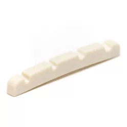   LC-1204-10 Graph Tech NuBone 10-pack electric bass nuts (Fender Precision Bass), curved bottom, slotted