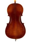 LC-1312 Leonardo Elementary series cello outfit 1/2, laminated with flamed back & sides, ebony fittings, bag and bow