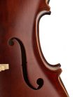 LC-1312 Leonardo Elementary series cello outfit 1/2, laminated with flamed back & sides, ebony fittings, bag and bow