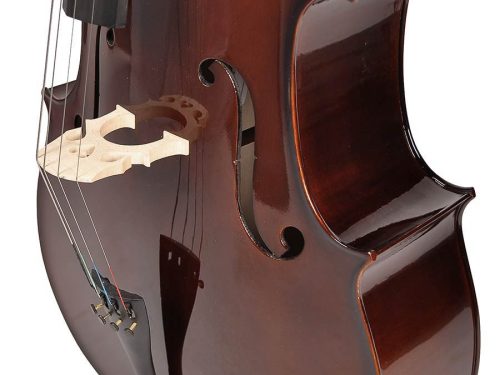 LC-2014 Leonardo Elementary series cello outfit 1/4, all solid, nitro varnish, ebony fittings, bag and bow