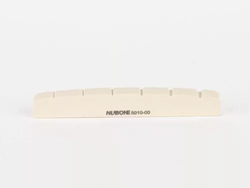 LC-5010-10 Graph Tech NuBone 10-pack electric guitar nuts (Fender), flat bottom, slotted