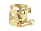 LIG-AS-GD Stewart Ellis  ligature for alto saxophone, gold lacquer, for plastic mouthpiece