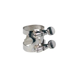   LIG-SP-CH Stewart Ellis  ligature for soprano saxophone, chrome, for plastic mouthpiece