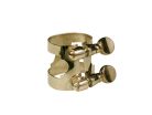 LIG-SP-GD Stewart Ellis  ligature for soprano saxophone, gold lacquer, for plastic mouthpiece