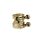 LIG-SP-GD Stewart Ellis  ligature for soprano saxophone, gold lacquer, for plastic mouthpiece