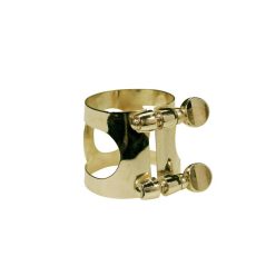   LIG-TS-GD Stewart Ellis  ligature for tenor saxophone, gold lacquer, for plastic mouthpiece