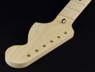 LMO Allparts  large headstock Stratocaster® neck, maple, 7,25" radius, 21 tall frets, sanded/unfinished