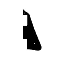 LP-313-B Boston  pickguard, LP-model, standard, 3 ply, black
