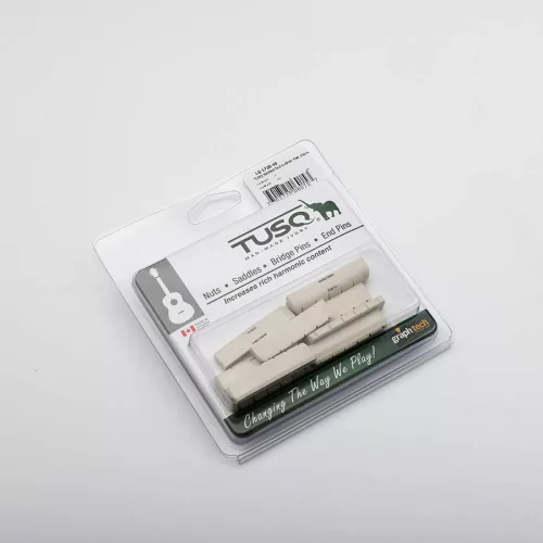 LQ-1720-10 Graph Tech TUSQ 10-pack acoustic guitar nuts (Fender, Guild), slotted