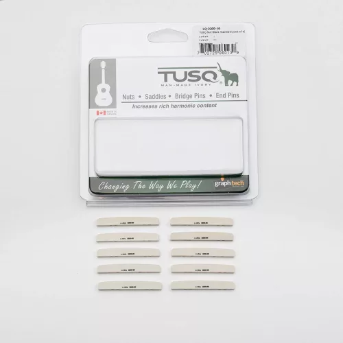 LQ-2200-10 Graph Tech TUSQ 10-pack blank nuts 44.45 x 3.17 x 6.20mm