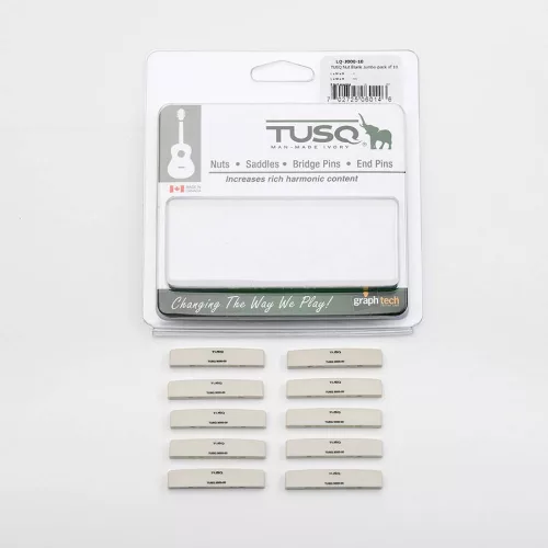 LQ-3000-10 Graph Tech TUSQ 10-pack blank nuts 43.21 x 4.65 x 8.43mm