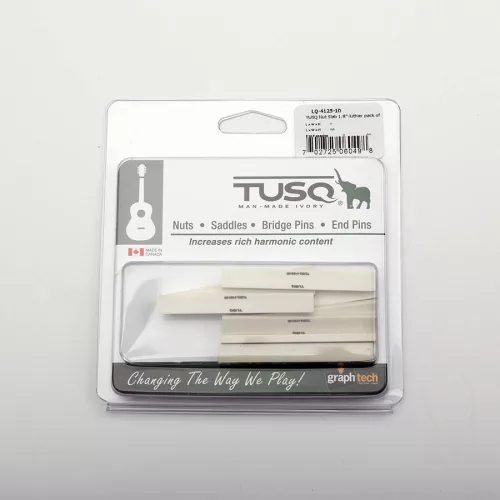 LQ-4125-10 Graph Tech TUSQ 10-pack blank nuts 63.50 x 3.17 x 11.10mm