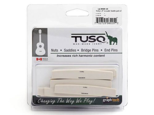 LQ-9000-10 Graph Tech TUSQ 10-pack blank saddles 76.71 x 3.15 x 11.43mm