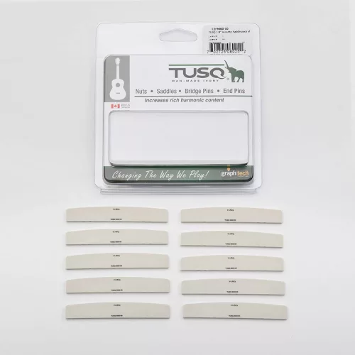 LQ-9000-10 Graph Tech TUSQ 10-pack blank saddles 76.71 x 3.15 x 11.43mm