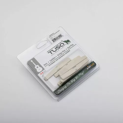 LQ-9110-10 Graph Tech TUSQ 10-pack compensated acoustic guitar saddles, 2.6mm thickness