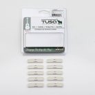 LQ-M600-10 Graph Tech TUSQ 10-pack acoustic guitar nuts (Martin), angled bottom, slotted