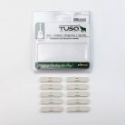 LQ-M644-10 Graph Tech TUSQ 10-pack acoustic guitar nuts (Martin), angled bottom, slotted