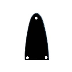   LRC-24-B Boston  truss rod cover, black, 2 ply, black - white