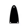 LRC-24-B Boston  truss rod cover, black, 2 ply, black - white