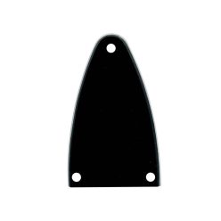   LRC-26-B Boston  truss rod cover, black, 2 ply, black - white