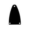 LRC-26-B Boston  truss rod cover, black, 2 ply, black - white