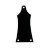 LRC-30-B Boston  truss rod cover, black, 2 ply, black - white