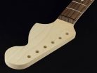 LRO Allparts  large headstock Stratocaster® neck, rosewood, 7,25" radius, 21 tall frets, sanded/unfinished