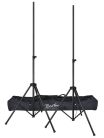 LS-100-BKB Boston  one pair of lighting stands with bag, 300cm, max 30kg, 35mm diameter, steel