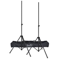   LS-100-BKB Boston  one pair of lighting stands with bag, 300cm, max 30kg, 35mm diameter, steel