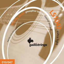   LS1047 Galli  string set acoustic phosphor bronze wound, extra light, 010-014-023-030-039-047