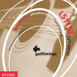   LS1152 Galli  string set acoustic phosphor bronze wound, light special, 011-015-024-032-042-052