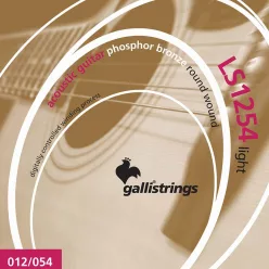   LS1254 Galli  string set acoustic phosphor bronze wound, light, 012-016-024-032-042-054