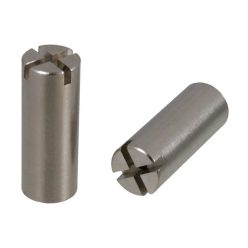   LT0599010 Allparts  truss rod nuts for Fender, 10-32 Philips head, chrome, 2 pcs.